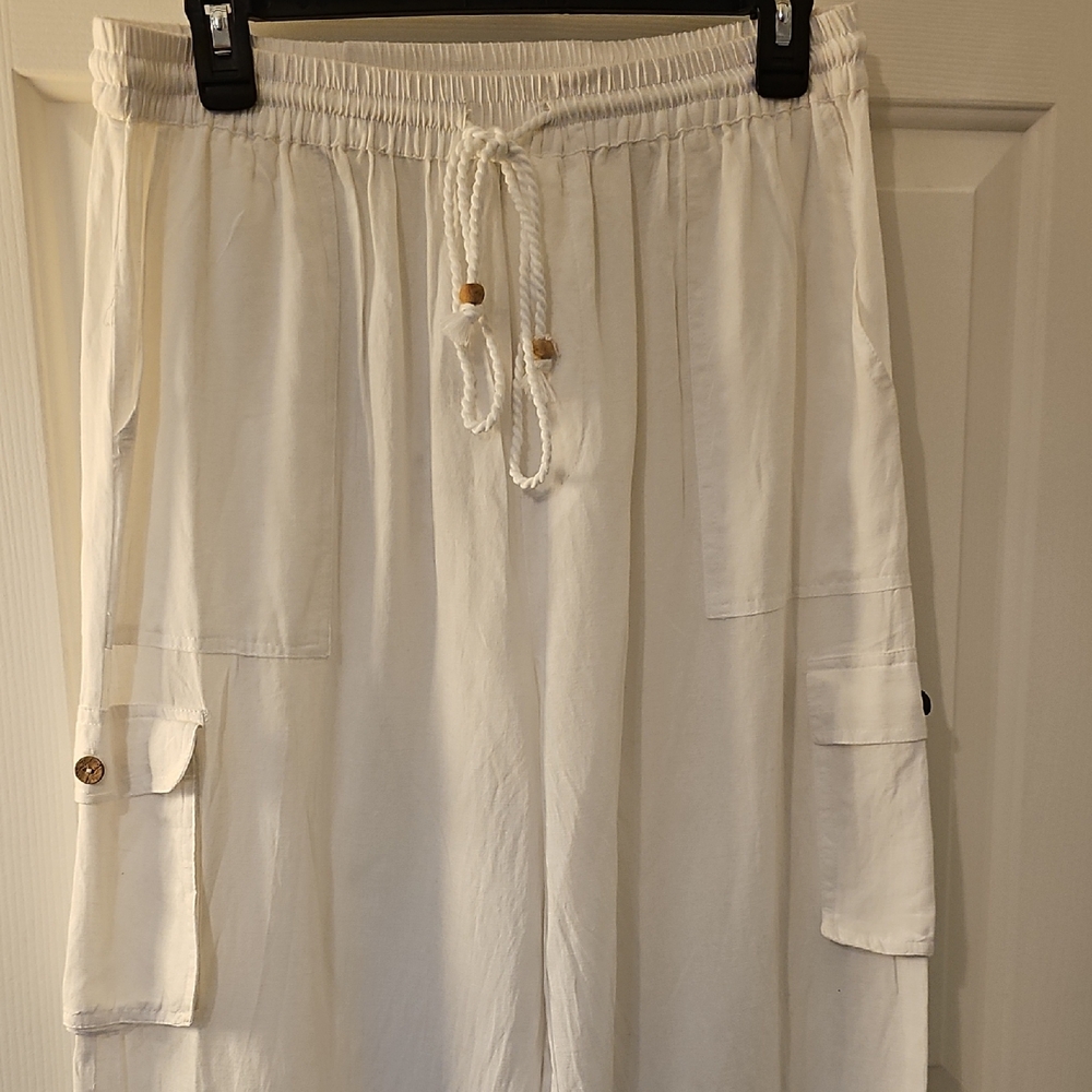 Raviya White Swim Coverup